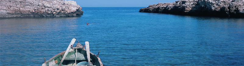 polignano in barca puglia